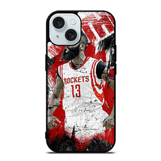 JAMES HARDEN 13 HOUSTON ROCKETS 1 iPhone 15 Case Cover