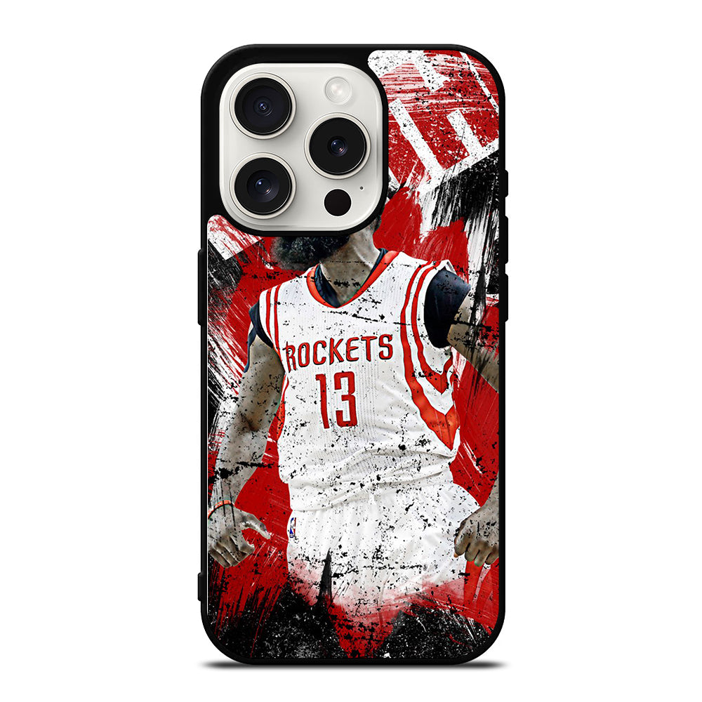 JAMES HARDEN 13 HOUSTON ROCKETS 1 iPhone 15 Pro Case Cover