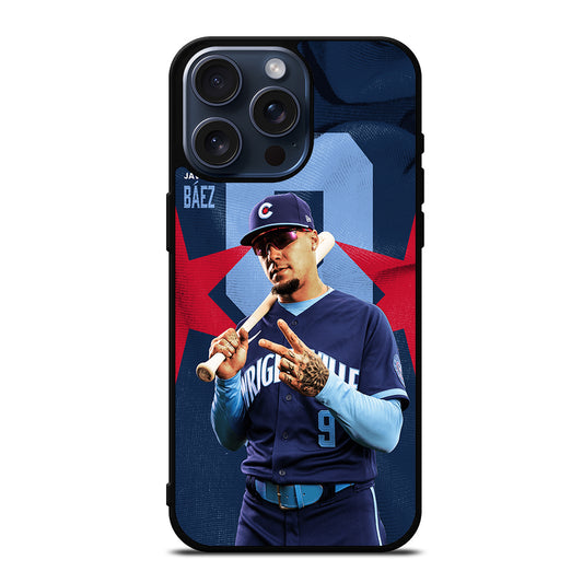 JAVIER BAEZ CHICAGO CUBS MLB 2 iPhone 15 Pro Max Case Cover