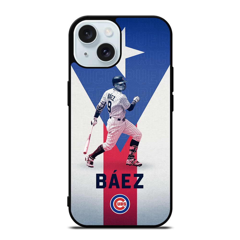 JAVIER BAEZ CHICAGO CUBS MLB 3 iPhone 15 Case Cover