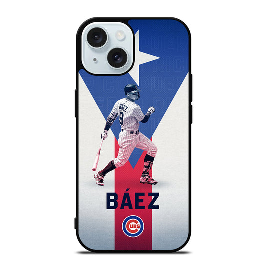 JAVIER BAEZ CHICAGO CUBS MLB 3 iPhone 15 Case Cover