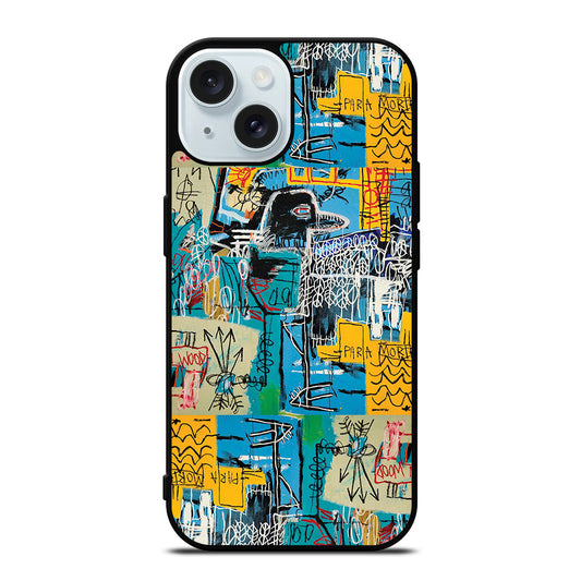 JEAN MICHEL BASQUIAT 3 iPhone 15 Case Cover