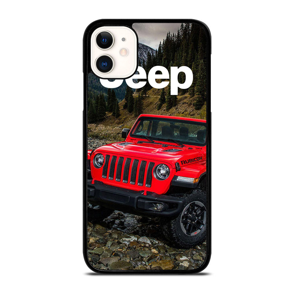 JEEP RED CAR iPhone 11 Case Cover