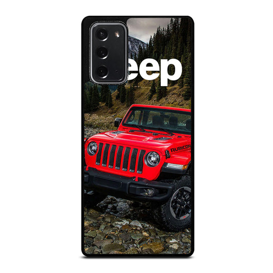 JEEP RED CAR Samsung Galaxy Note 20 Case Cover
