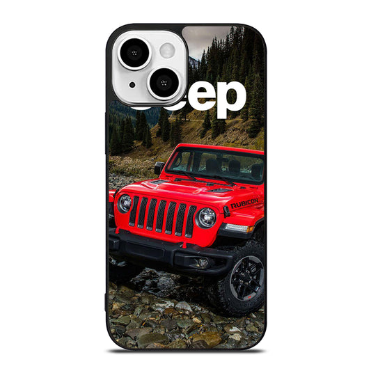 JEEP RED CAR iPhone 13 Mini Case Cover