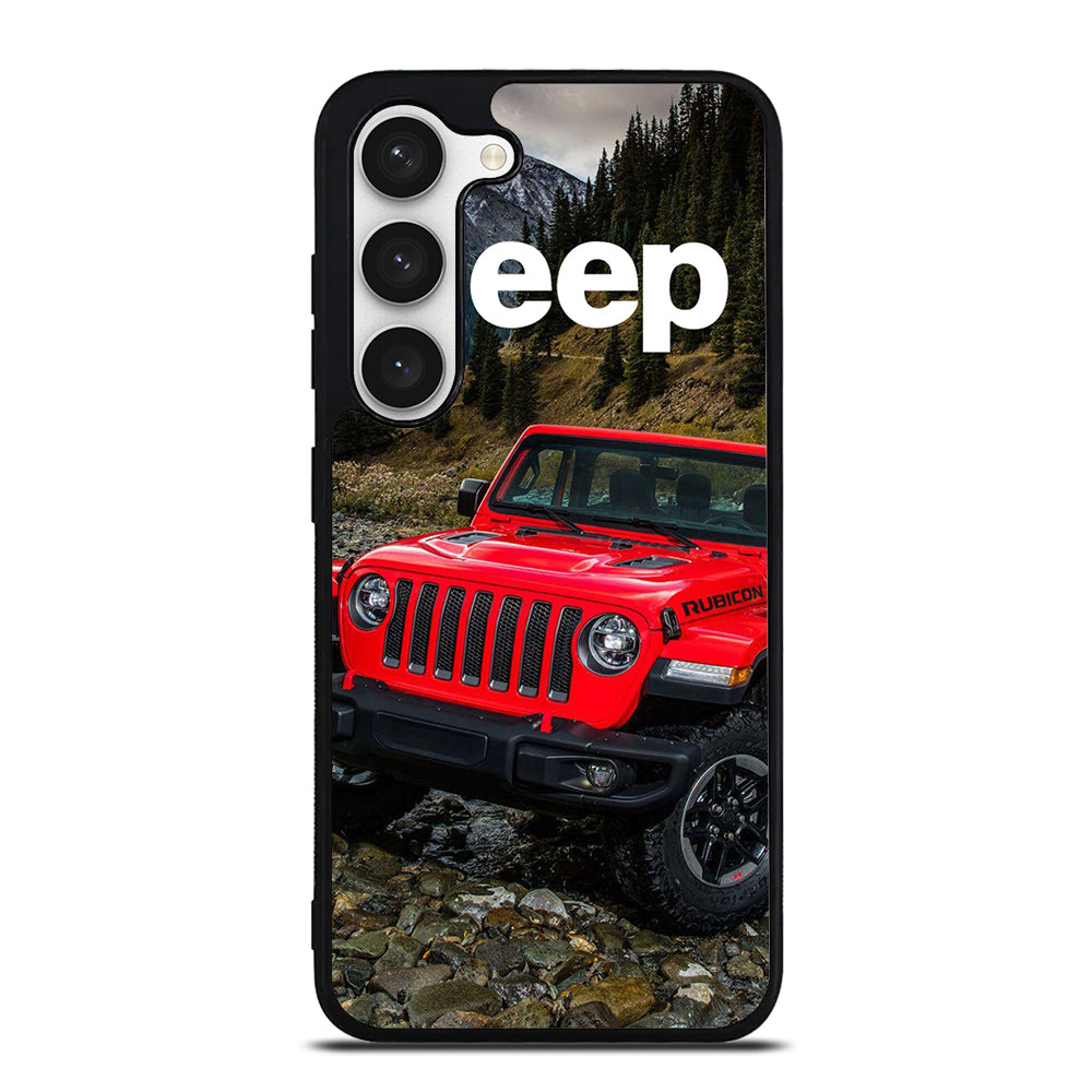 JEEP RED CAR Samsung Galaxy S23 Case Cover