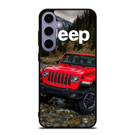 JEEP RED CAR Samsung Galaxy S24 Plus Case Cover