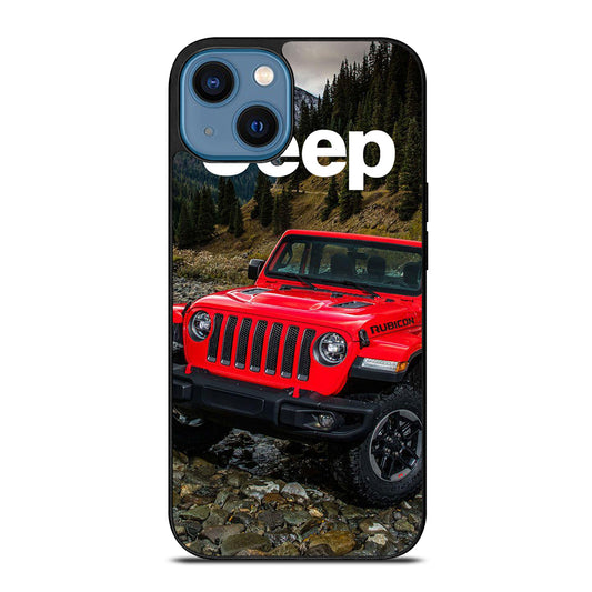 JEEP RED CAR iPhone 14 Case Cover