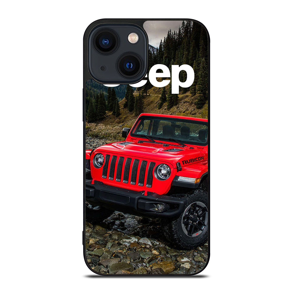 JEEP RED CAR iPhone 14 Plus Case Cover