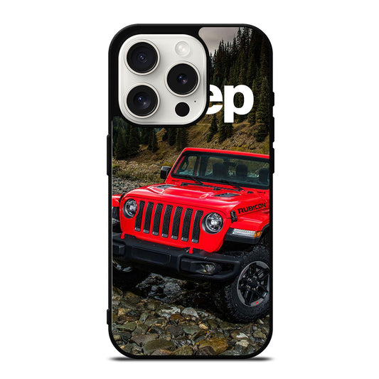 JEEP RED CAR iPhone 15 Pro Case Cover