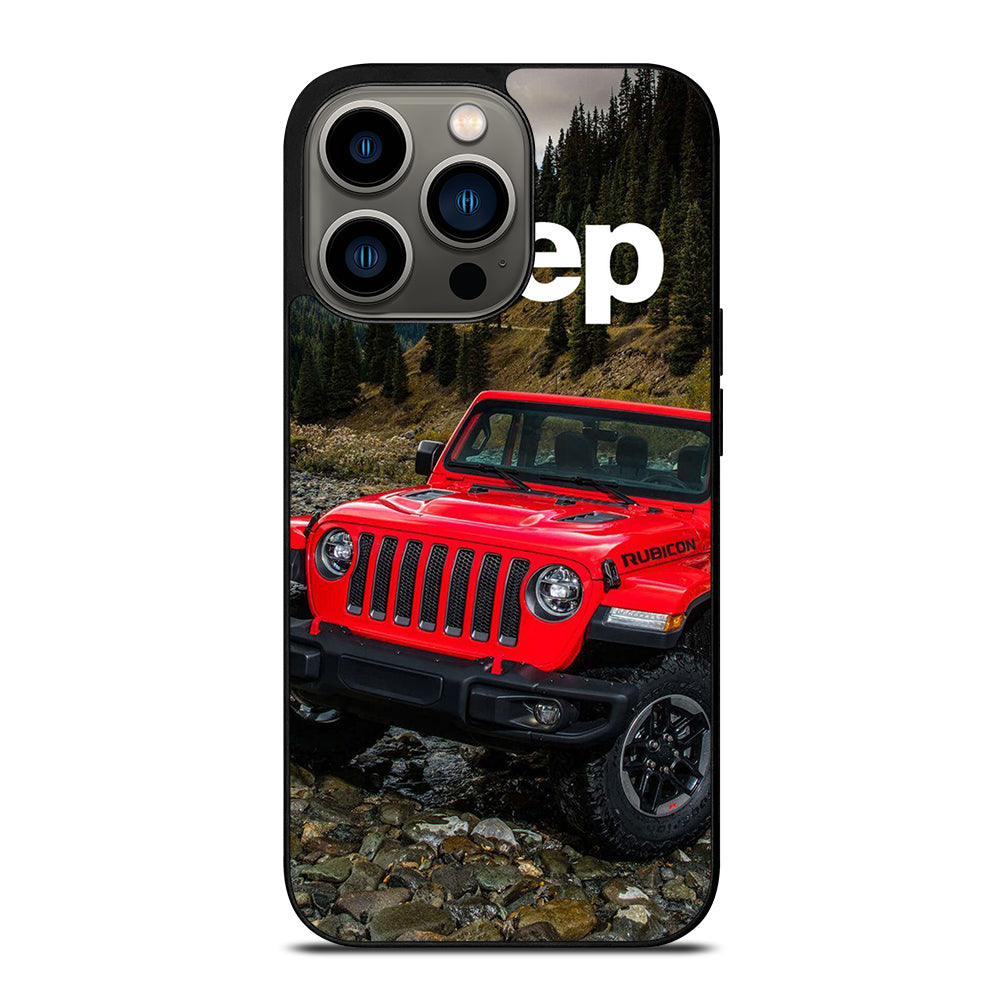 JEEP RED CAR iPhone 13 Pro Case Cover