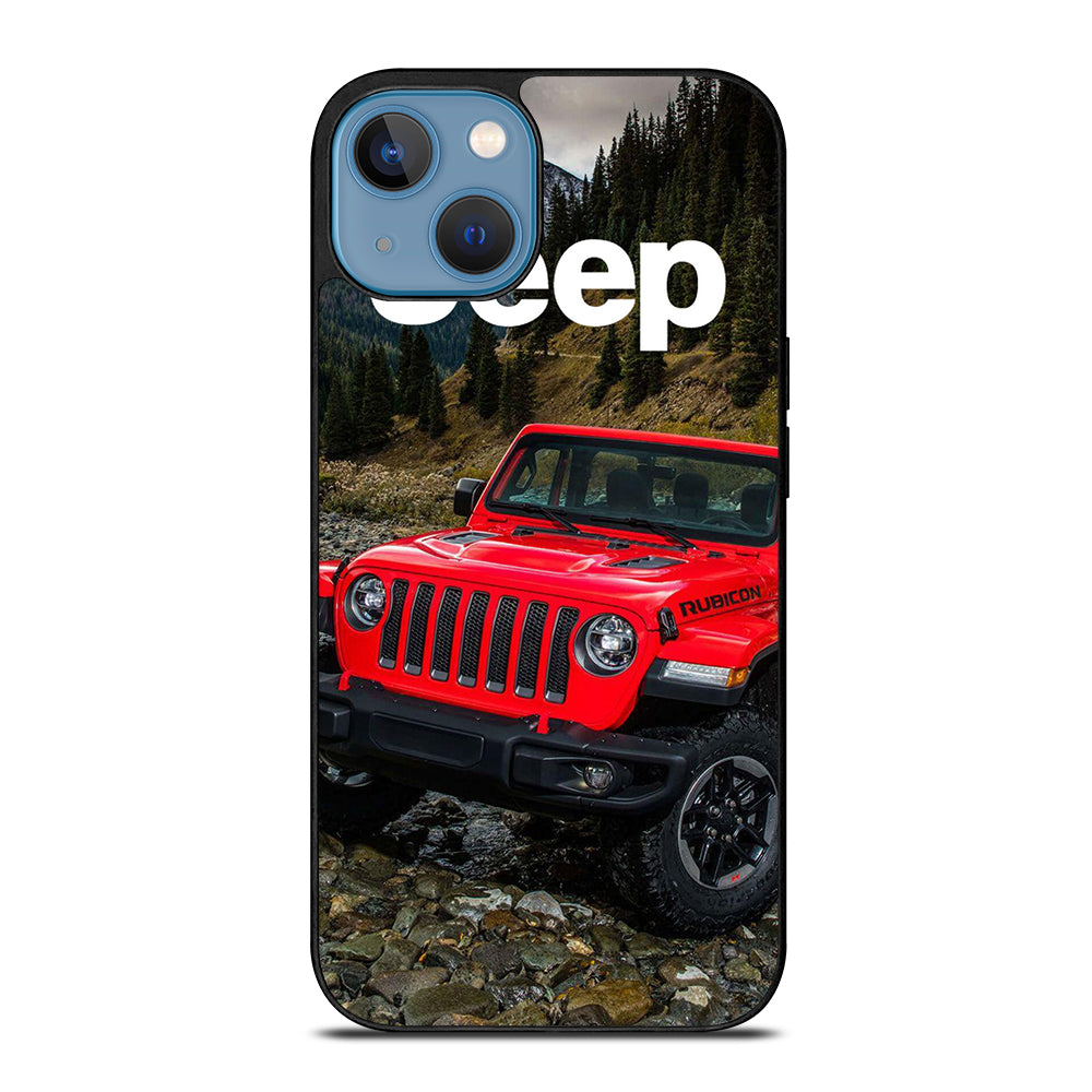 JEEP RED CAR iPhone 13 Case Cover