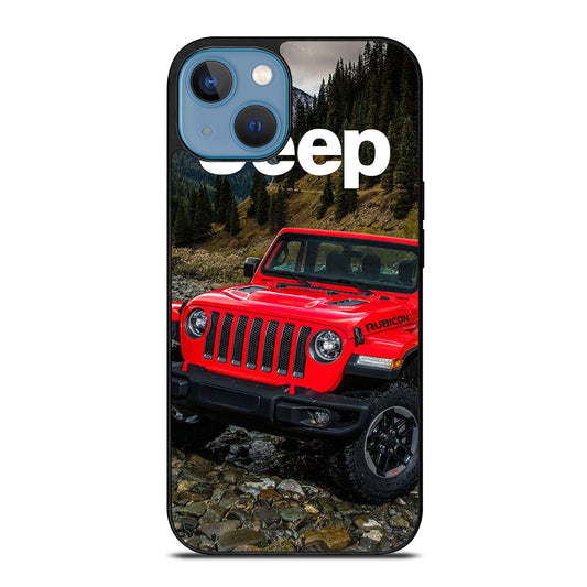 JEEP RED CAR iPhone 13 Case Cover
