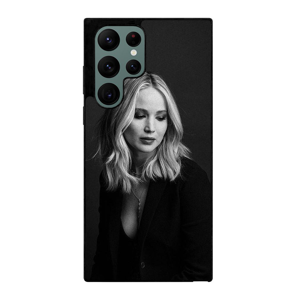 JENNIFER LAWRENCE BLACK Samsung Galaxy S22 Ultra Case Cover