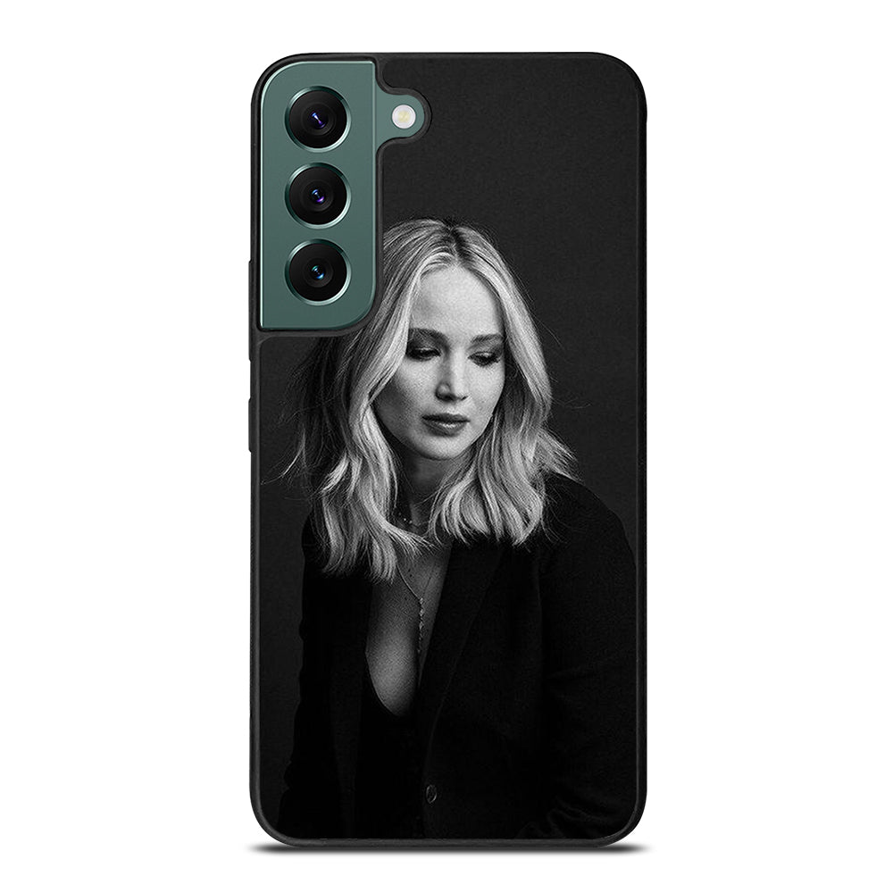 JENNIFER LAWRENCE BLACK Samsung Galaxy S22 Case Cover