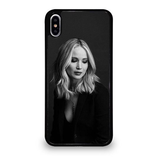 JENNIFER LAWRENCE BLACK iPhone XS Max Case Cover