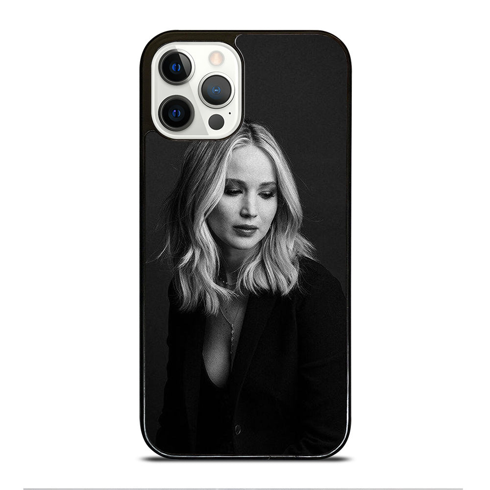 JENNIFER LAWRENCE BLACK iPhone 12 Pro Case Cover