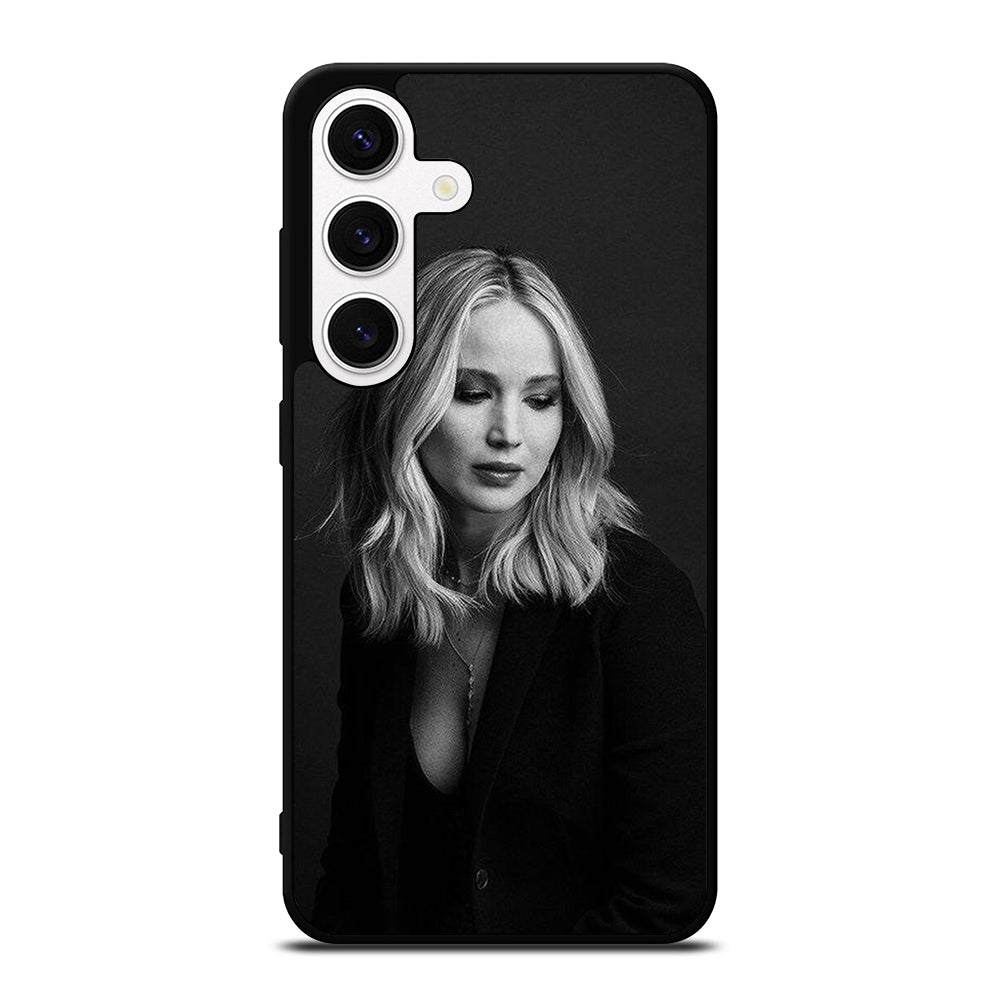 JENNIFER LAWRENCE BLACK Samsung Galaxy S24 Case Cover