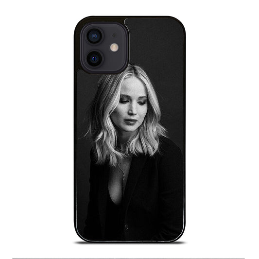 JENNIFER LAWRENCE BLACK iPhone 12 Mini Case Cover