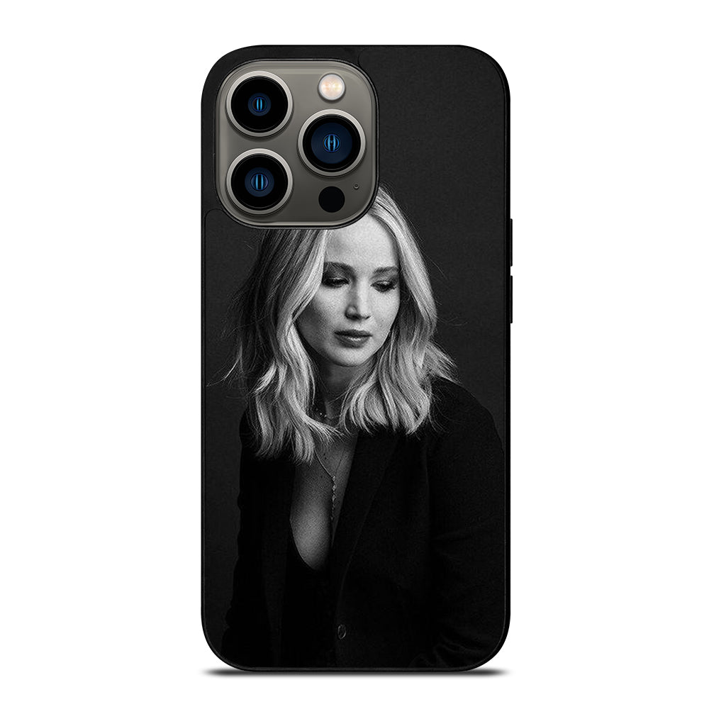 JENNIFER LAWRENCE BLACK iPhone 13 Pro Case Cover
