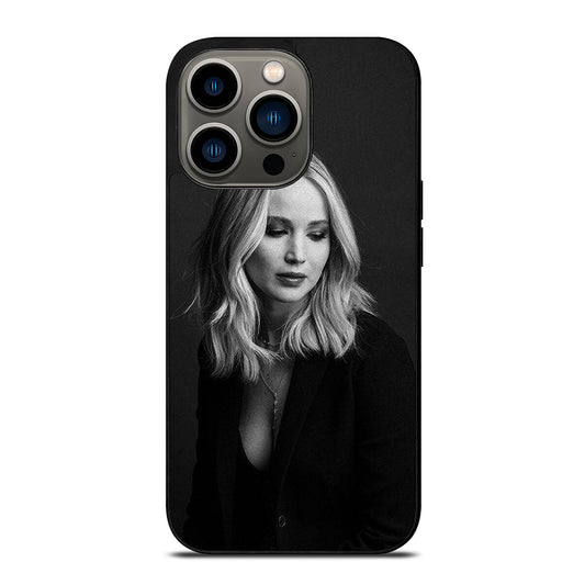 JENNIFER LAWRENCE BLACK iPhone 13 Pro Case Cover