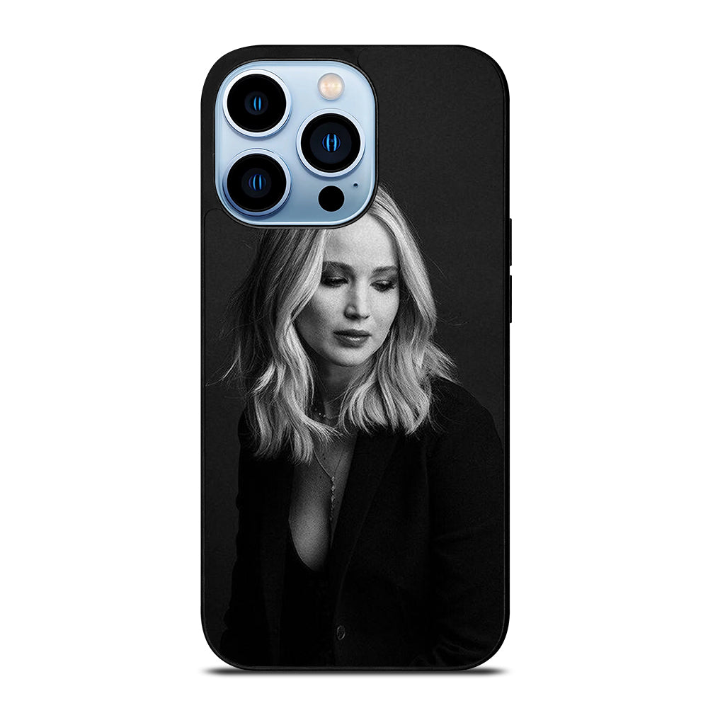JENNIFER LAWRENCE BLACK iPhone 13 Pro Max Case Cover
