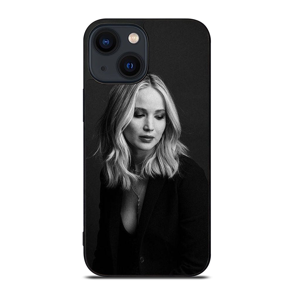 JENNIFER LAWRENCE BLACK iPhone 14 Plus Case Cover