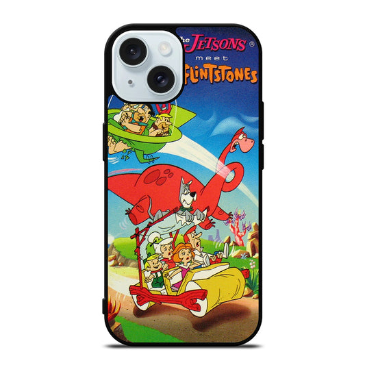 JETSONS MEET FLINTSTONES CARTOON 1 iPhone 15 Case Cover