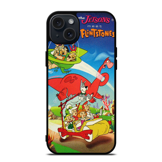 JETSONS MEET FLINTSTONES CARTOON 1 iPhone 15 Plus Case Cover