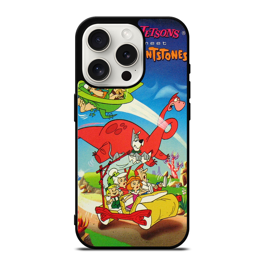 JETSONS MEET FLINTSTONES CARTOON 1 iPhone 15 Pro Case Cover
