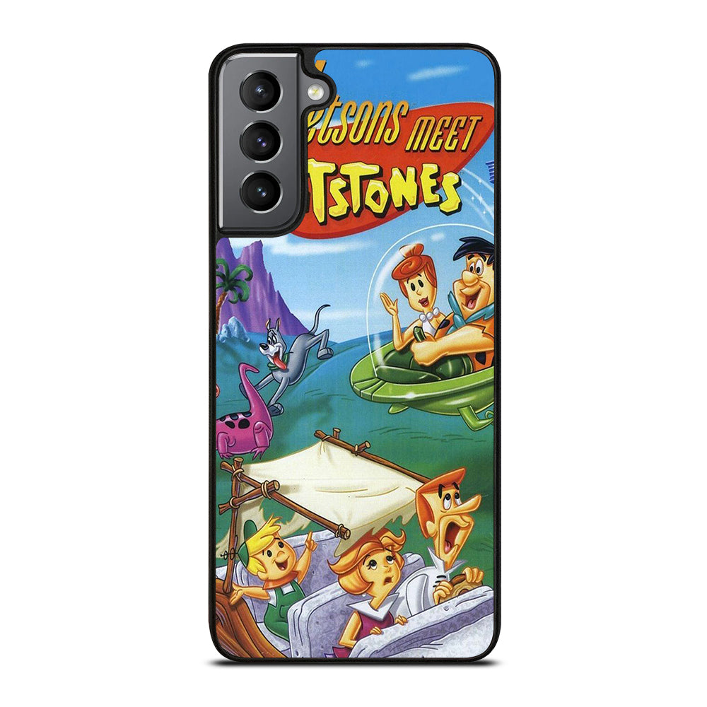 JETSONS MEET FLINTSTONES CARTOON 2 Samsung Galaxy S21 Plus Case Cover