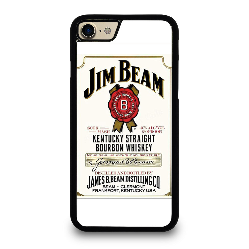 JIM BEAM BOURBON WHISKEY LABEL iPhone 7 / 8 Case Cover