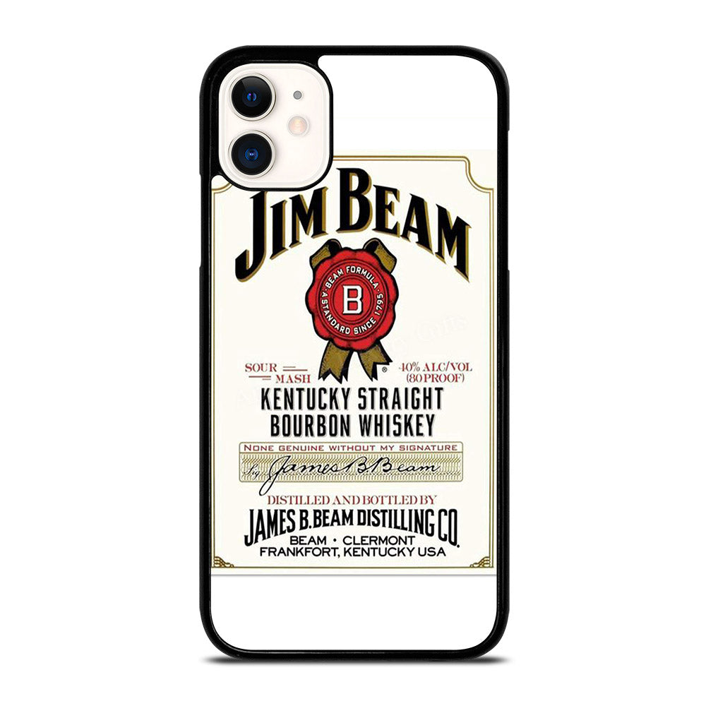 JIM BEAM BOURBON WHISKEY LABEL iPhone 11 Case Cover