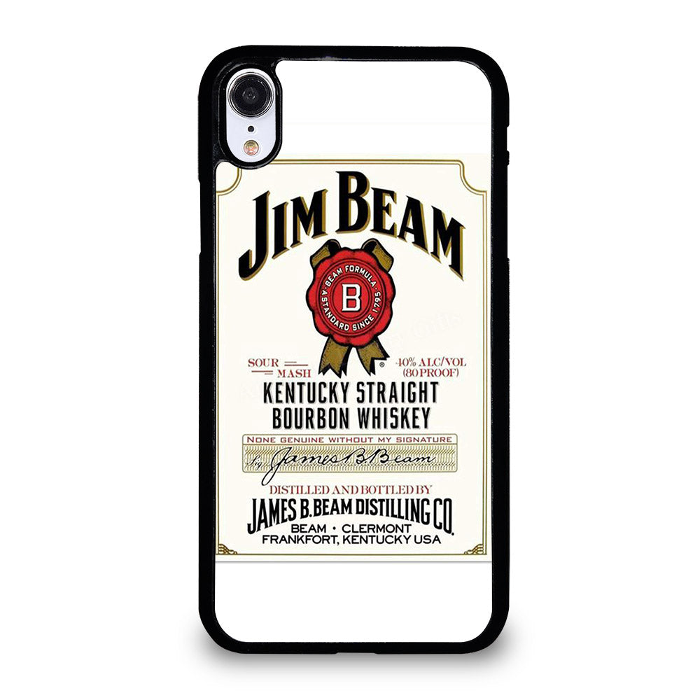 JIM BEAM BOURBON WHISKEY LABEL iPhone XR Case Cover