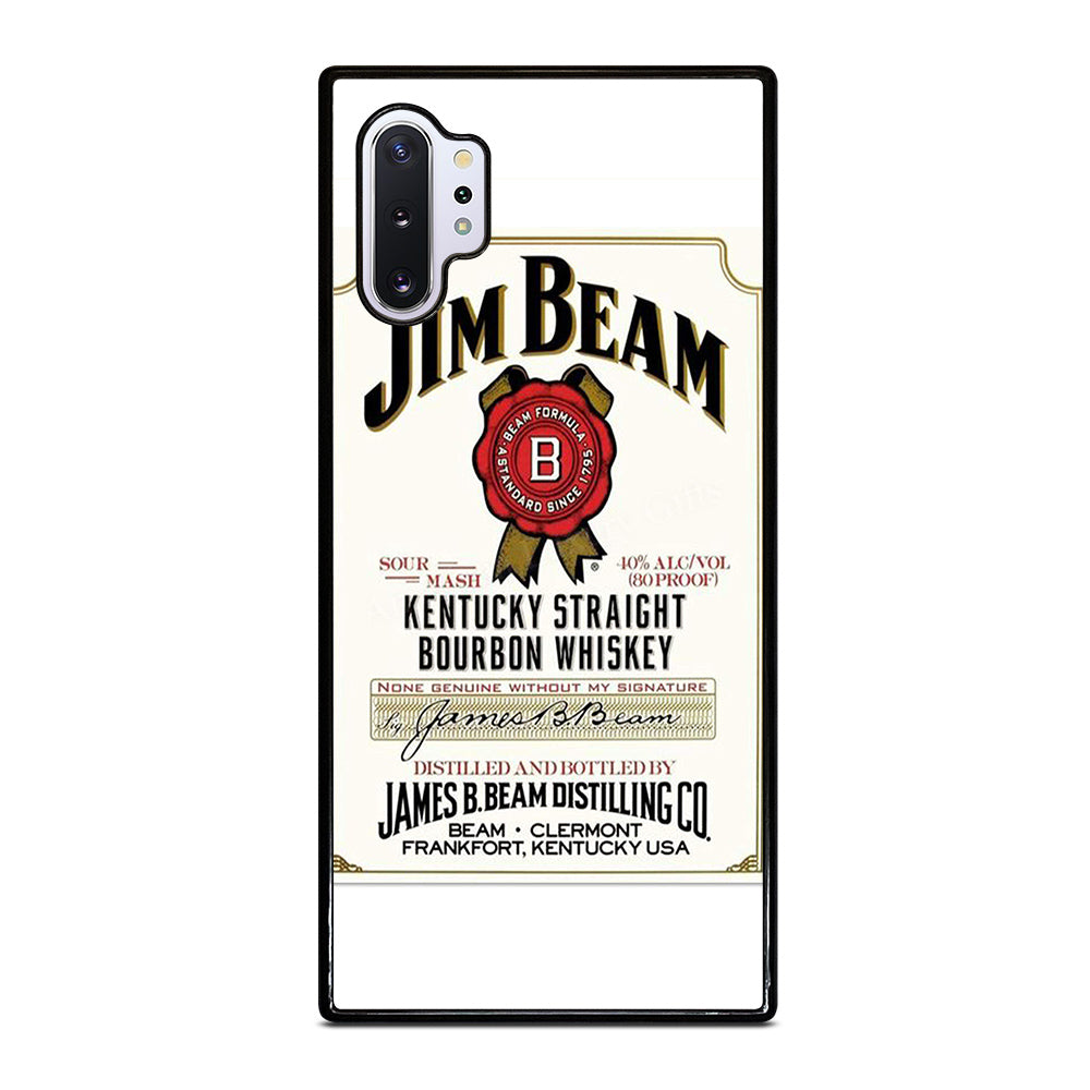 JIM BEAM BOURBON WHISKEY LABEL Samsung Galaxy Note 10 Plus Case Cover