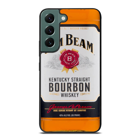 JIM BEAM WHISKEY BOTTLE Samsung Galaxy S22 Case Cover