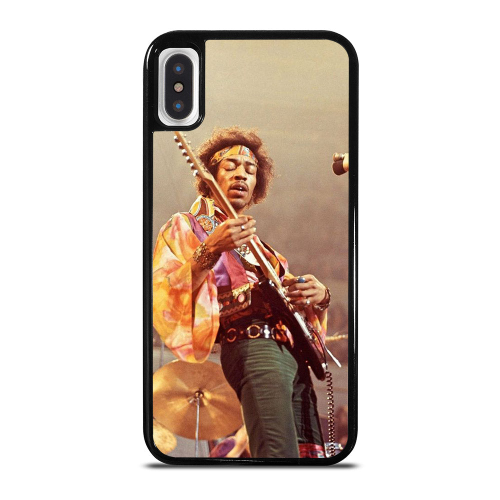 JIMI HENDRIX AND GUITAR iPhone X / XS Case Cover