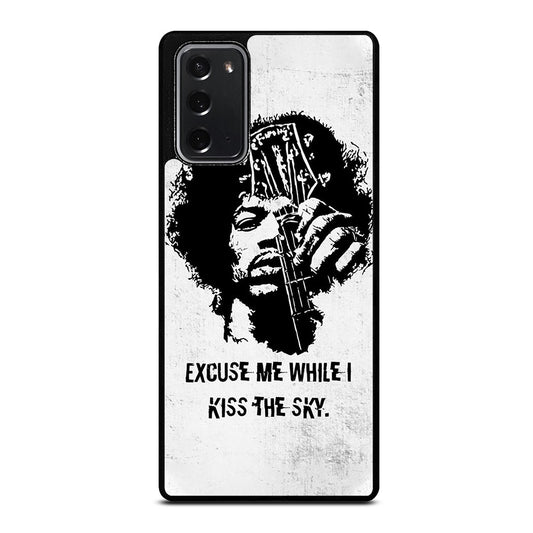 JIMI HENDRIX QUOTE Samsung Galaxy Note 20 Case Cover