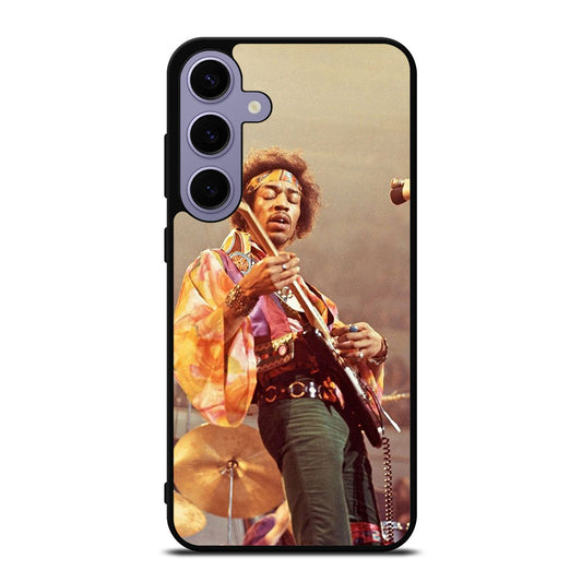 JIMI HENDRIX AND GUITAR Samsung Galaxy S24 Plus Case Cover