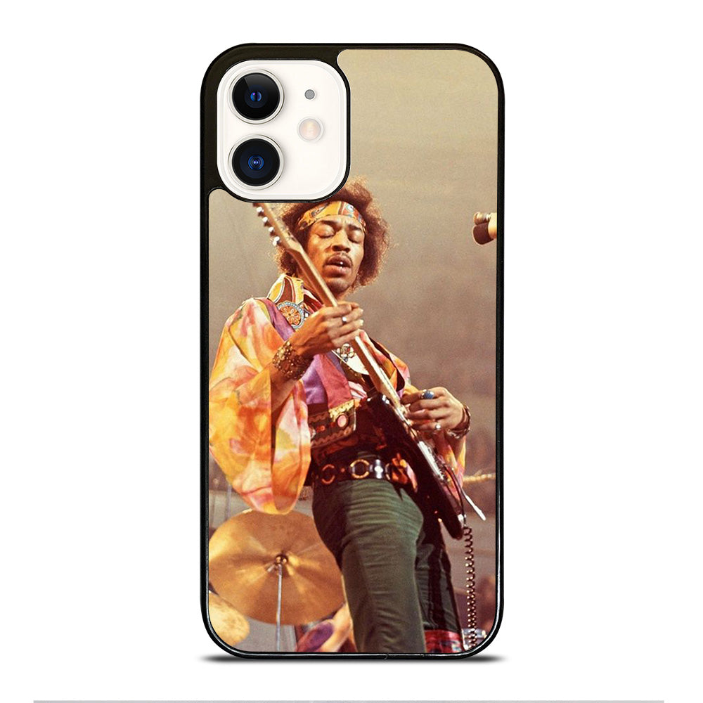 JIMI HENDRIX AND GUITAR iPhone 12 Case Cover