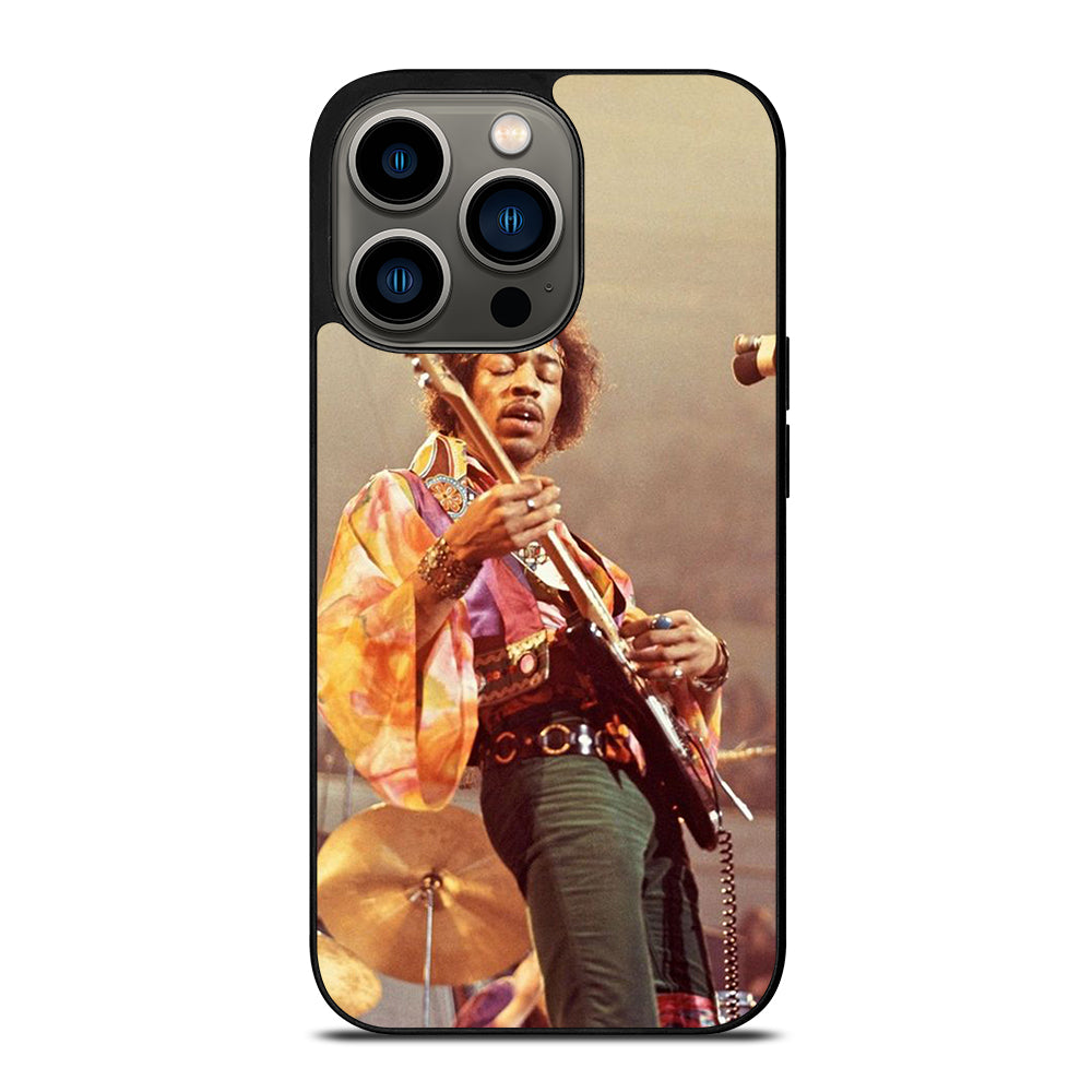 JIMI HENDRIX AND GUITAR iPhone 13 Pro Case Cover