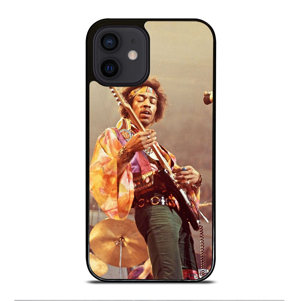 JIMI HENDRIX AND GUITAR iPhone 12 Mini Case Cover