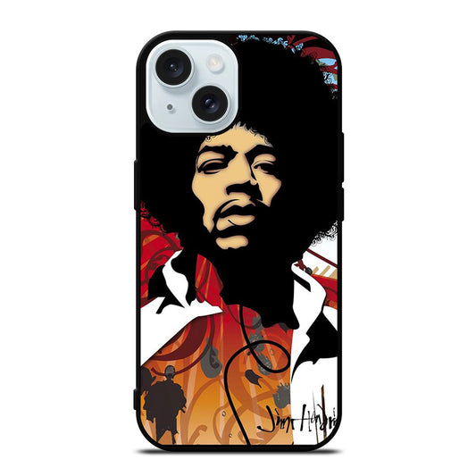 JIMI HENDRIX ART iPhone 15 Case Cover