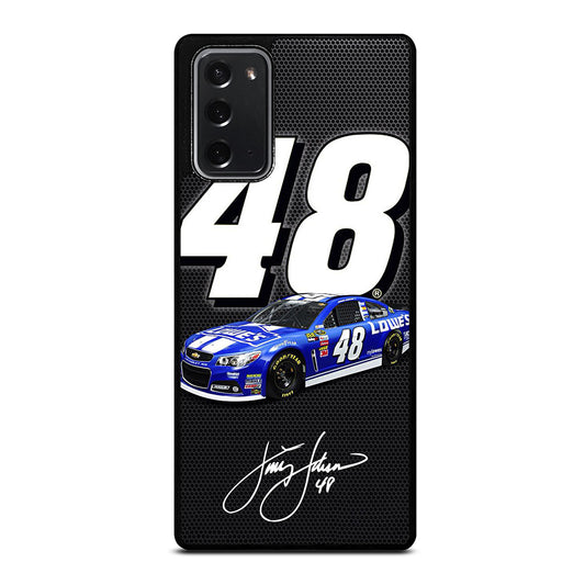 JIMMIE JOHNSON NASCAR SIGNATURE Samsung Galaxy Note 20 Case Cover