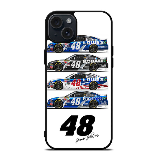JIMMIE JOHNSON NASCAR ALL CAR iPhone 15 Plus Case Cover