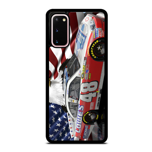 JIMMIE JOHNSON NASCAR AMERICAN FLAG Samsung Galaxy S20 Case Cover