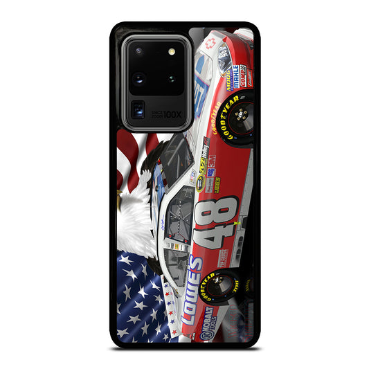 JIMMIE JOHNSON NASCAR AMERICAN FLAG Samsung Galaxy S20 Ultra Case Cover