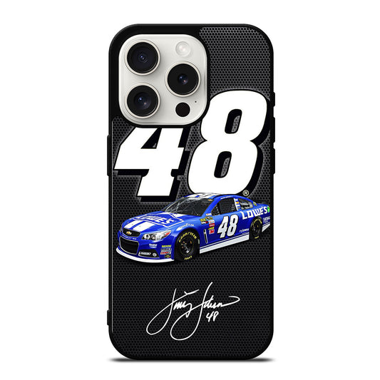 JIMMIE JOHNSON NASCAR SIGNATURE iPhone 15 Pro Case Cover