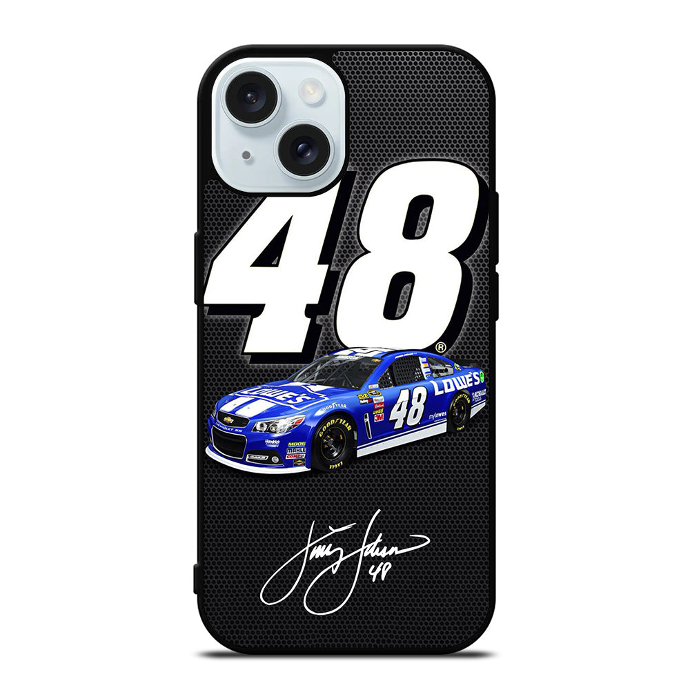 JIMMIE JOHNSON NASCAR SIGNATURE iPhone 15 Case Cover