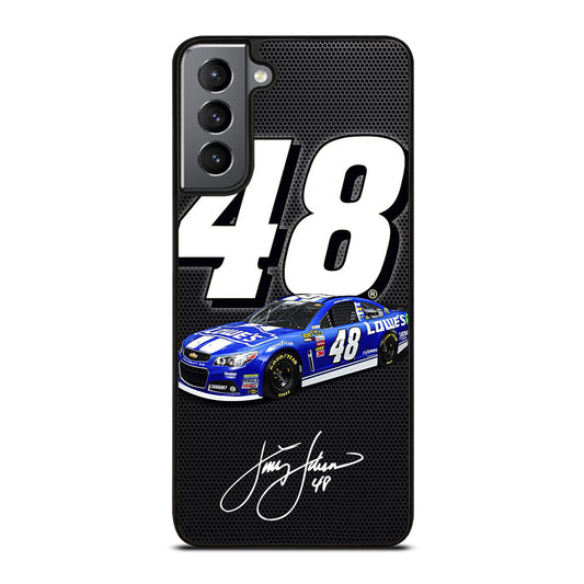 JIMMIE JOHNSON NASCAR SIGNATURE Samsung Galaxy S21 Plus Case Cover